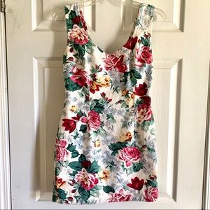 Vintage Denim Floral Dress by Z. Cavaricci (8)